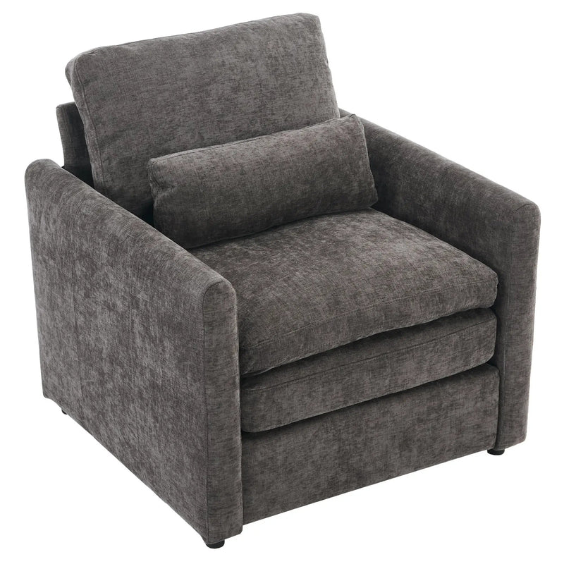 Cozy Upholstered Cushion Armchair For Living Room by Unique Piece Furniture