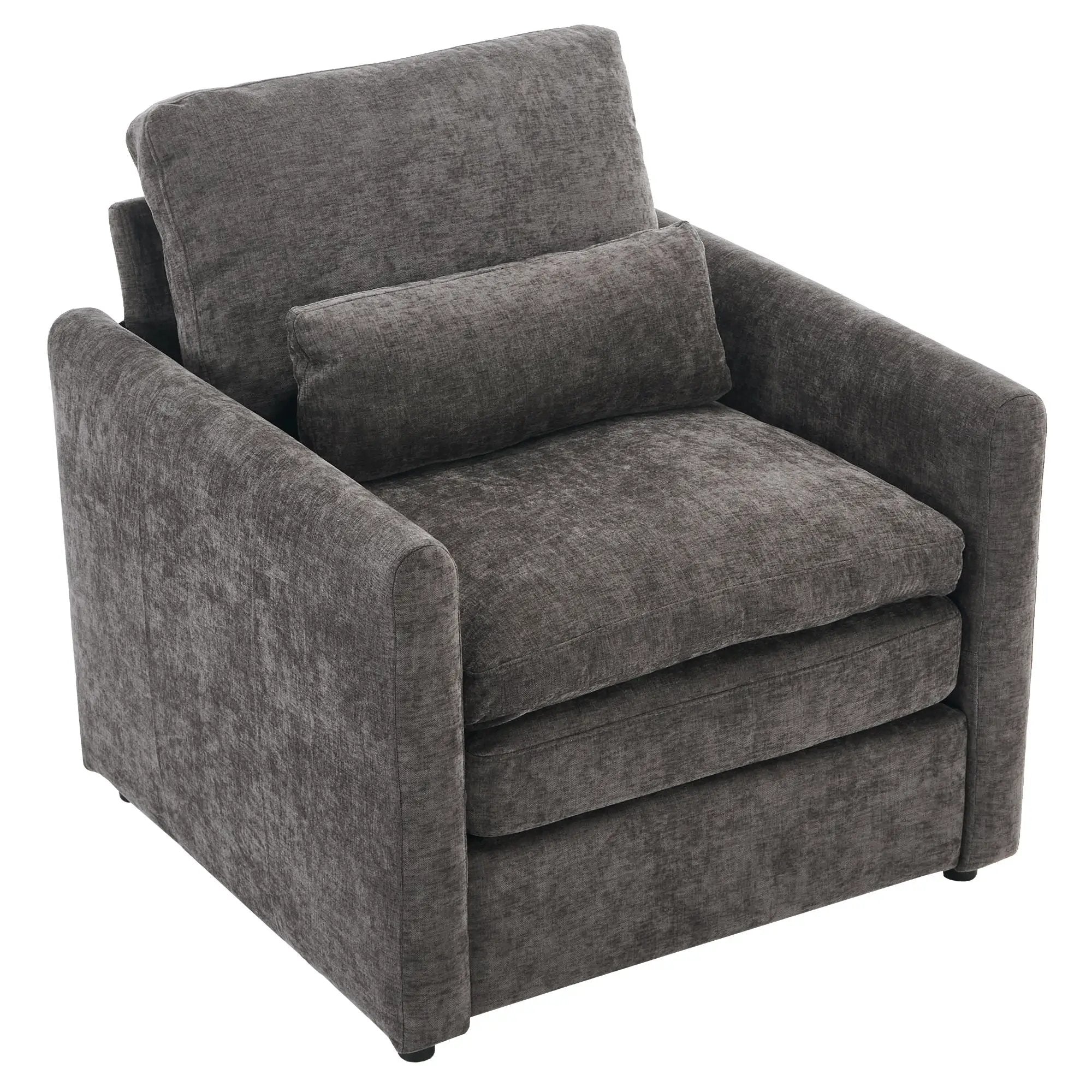 Cozy Upholstered Cushion Armchair For Living Room by HouseOfZazla