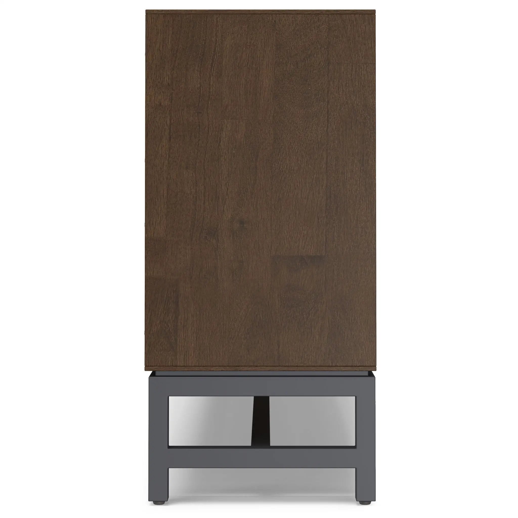 Banting - Low Wide Bookcase - Walnut Brown by Unique Piece Furniture