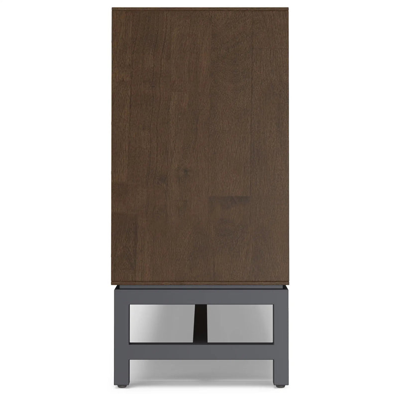 Banting - Low Wide Bookcase - Walnut Brown by Unique Piece Furniture