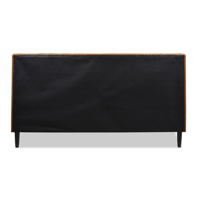 Aspen - Vertical Tufted Modern Headboard Platform Bed Set by HouseOfZazla