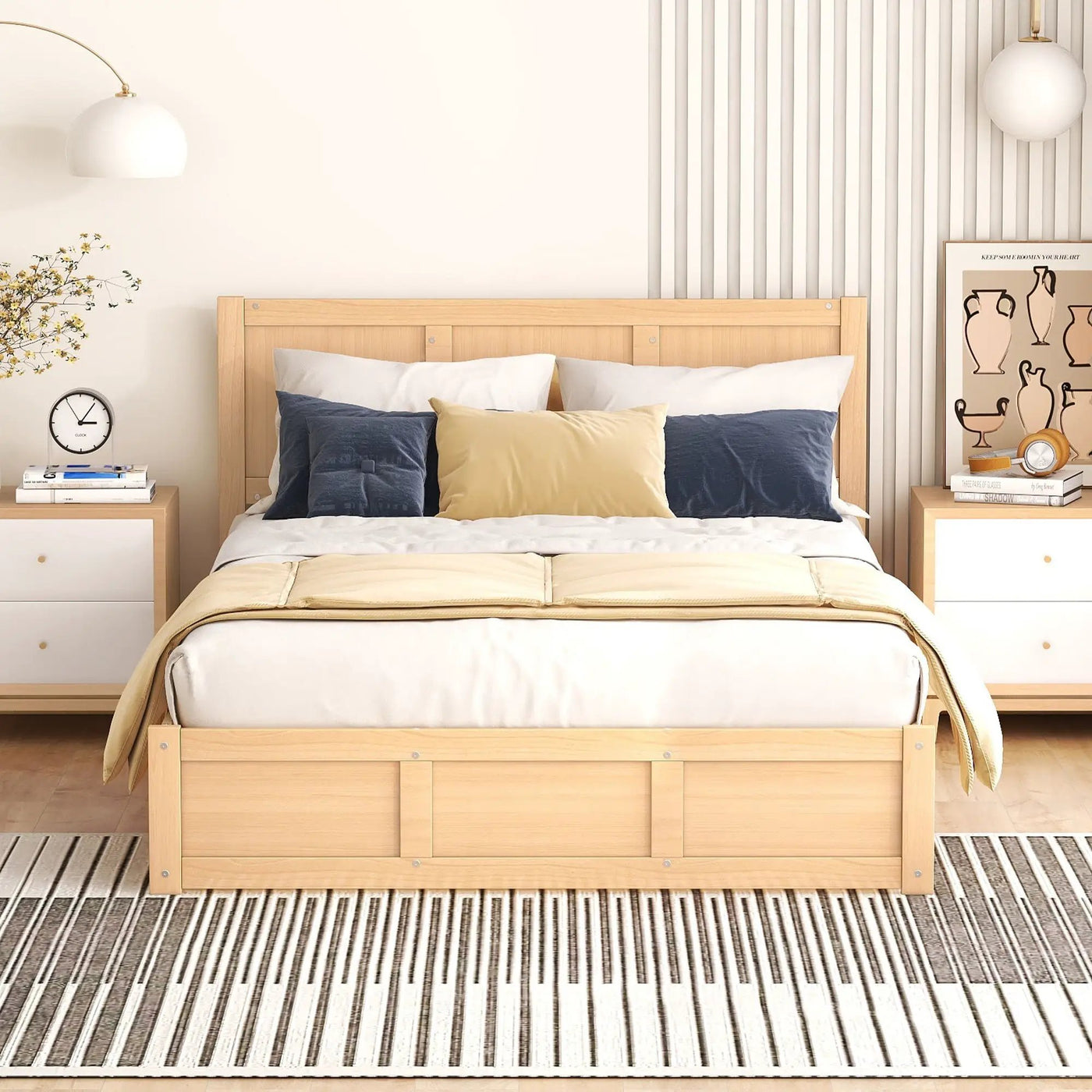 Platform Bed With Underneath Storage And 2 Drawers by HouseOfZazla