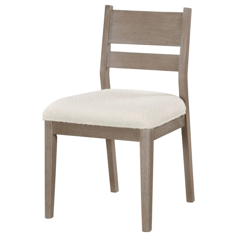 Cornelia Wood Dining Side Chair Coastal Grey (Set of 2) by Unique Piece Furniture