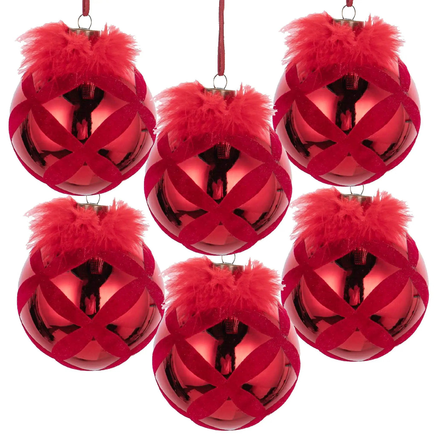 Christmas Ball Ornaments, Decorative Hanging Ball Tree Ornaments For Holiday Party Decorations by Unique Piece Furniture