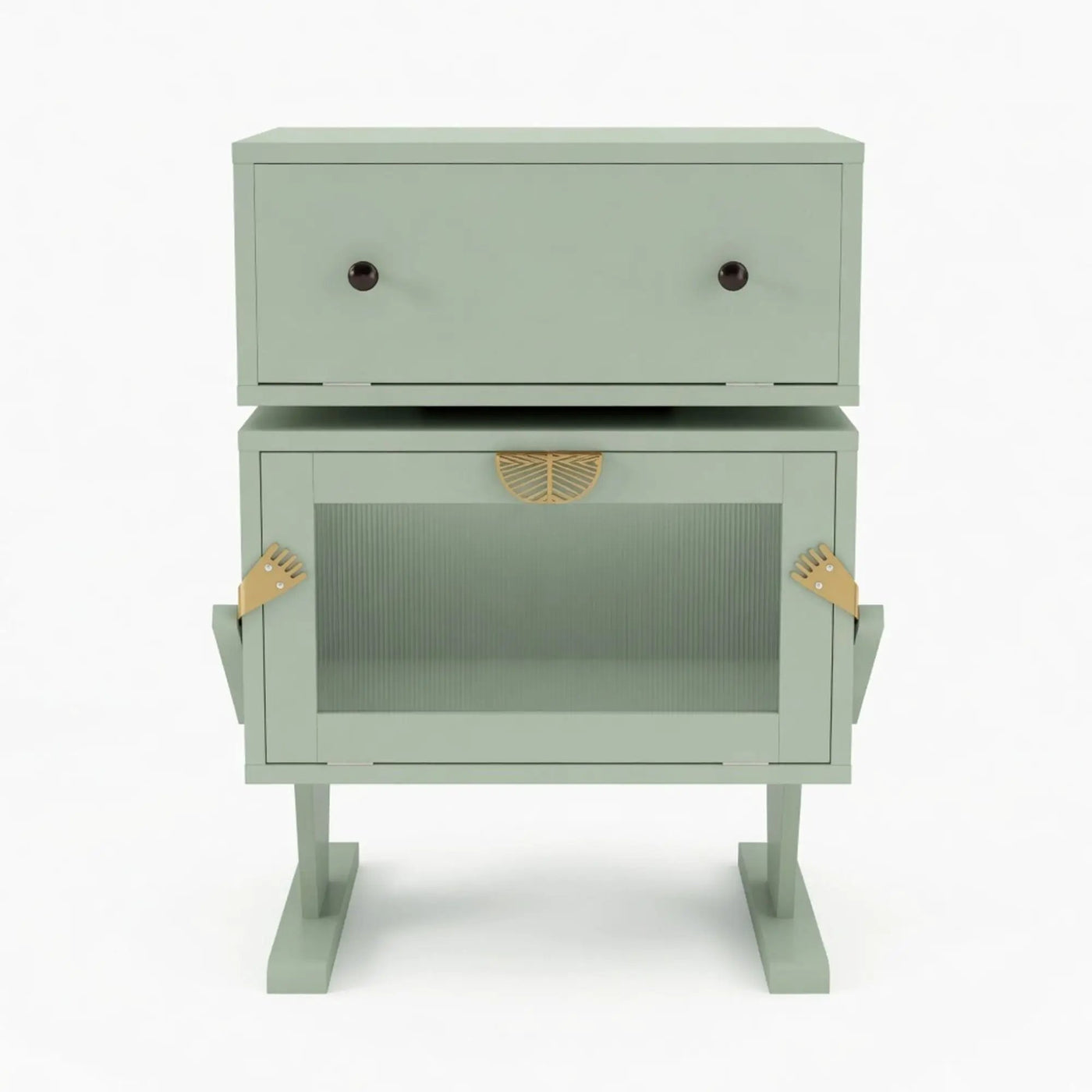 Robot LED Nightstand With 360° Rotating Drawer by HouseOfZazla