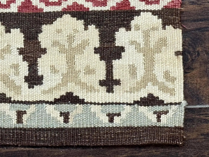 Antique Bessarabian Flatweave Kilim Rug 2x3, Sampler Rug 2 x 3 ft, Small Flatweave, Wool Handmade by Jewel Rugs