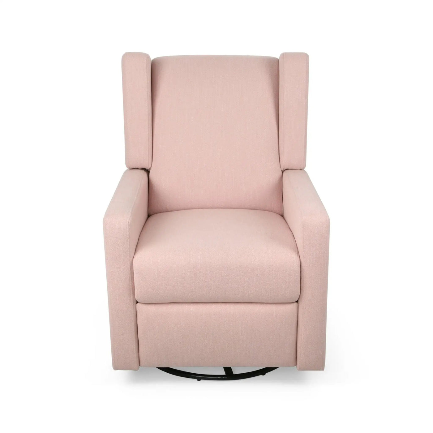 Landau Contemporary Fabric Upholstered Swivel Recliner by Unique Piece Furniture
