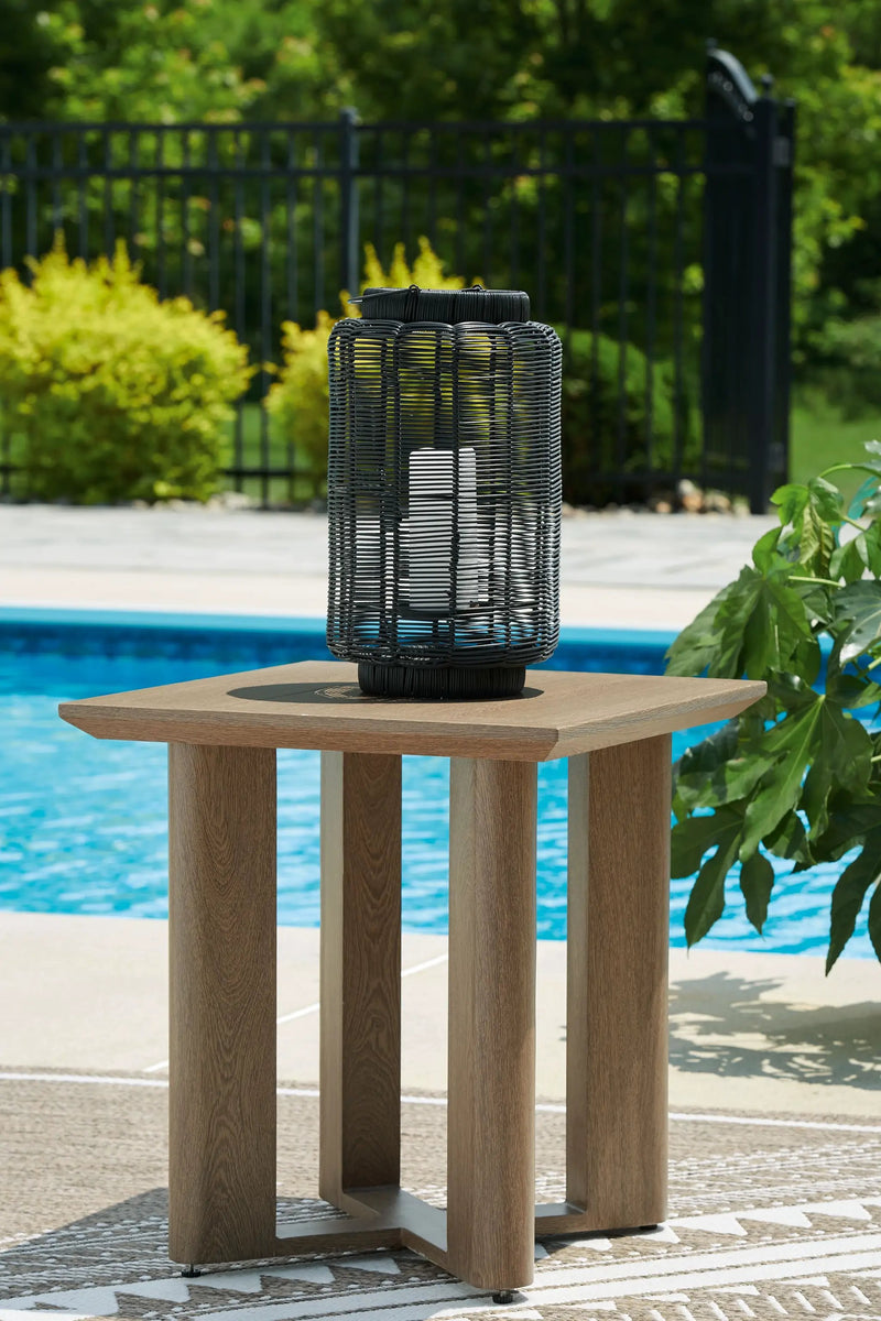 Serene Bay - Square End Table - Dark Brown by Unique Piece Furniture