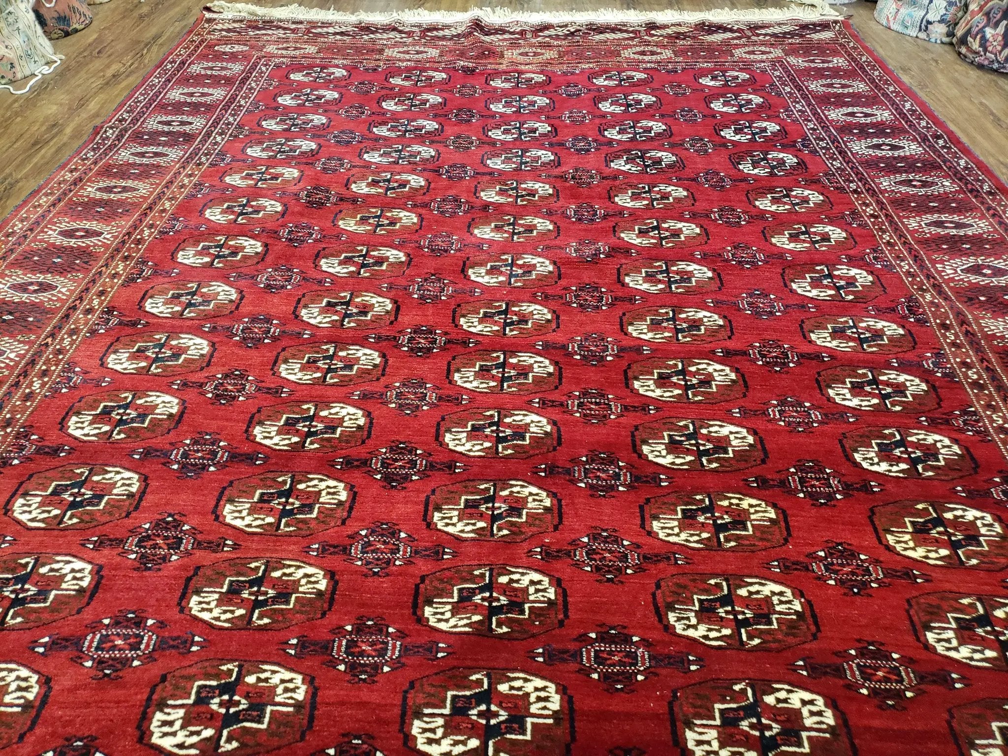 Persian Turkoman Rug 8 x 12.5 by Jewel Rugs