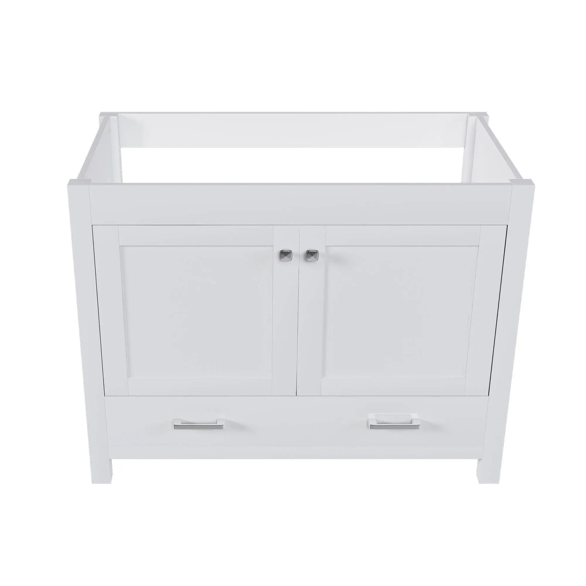 42" Bathroom Vanity Base With Doors And Drawer - White by Unique Piece Furniture