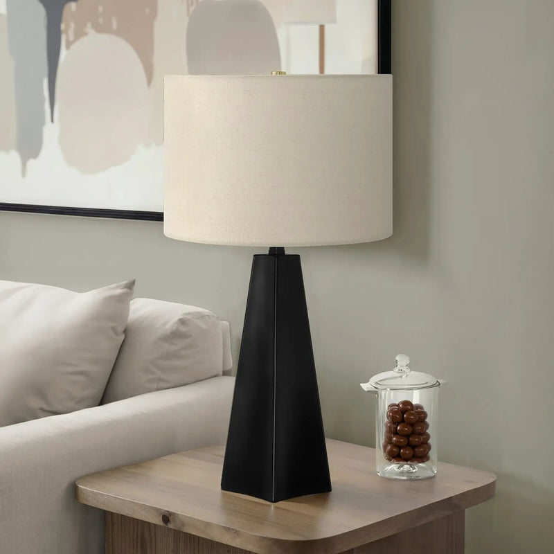 Lighting, Table Lamp, Resin, Modern - Black by Unique Piece Furniture