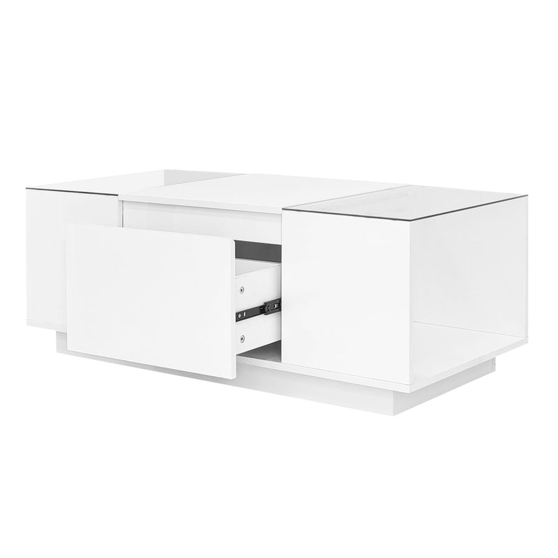 LED Coffee Table, Modern Center Table by HouseOfZazla