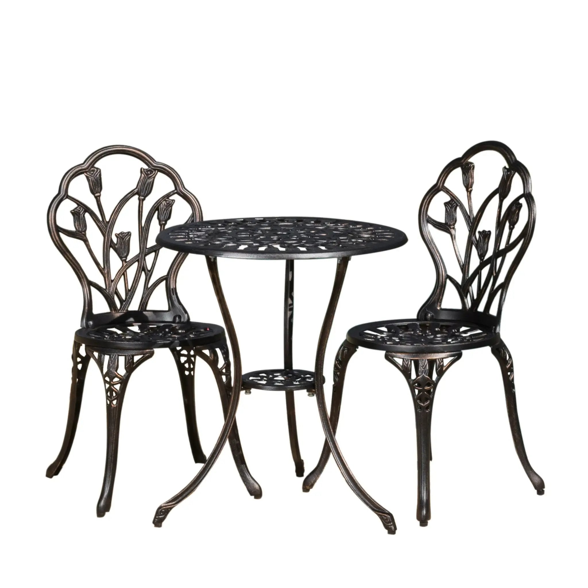 Nassau Cast 3 Piece Bistro Set by HouseOfZazla