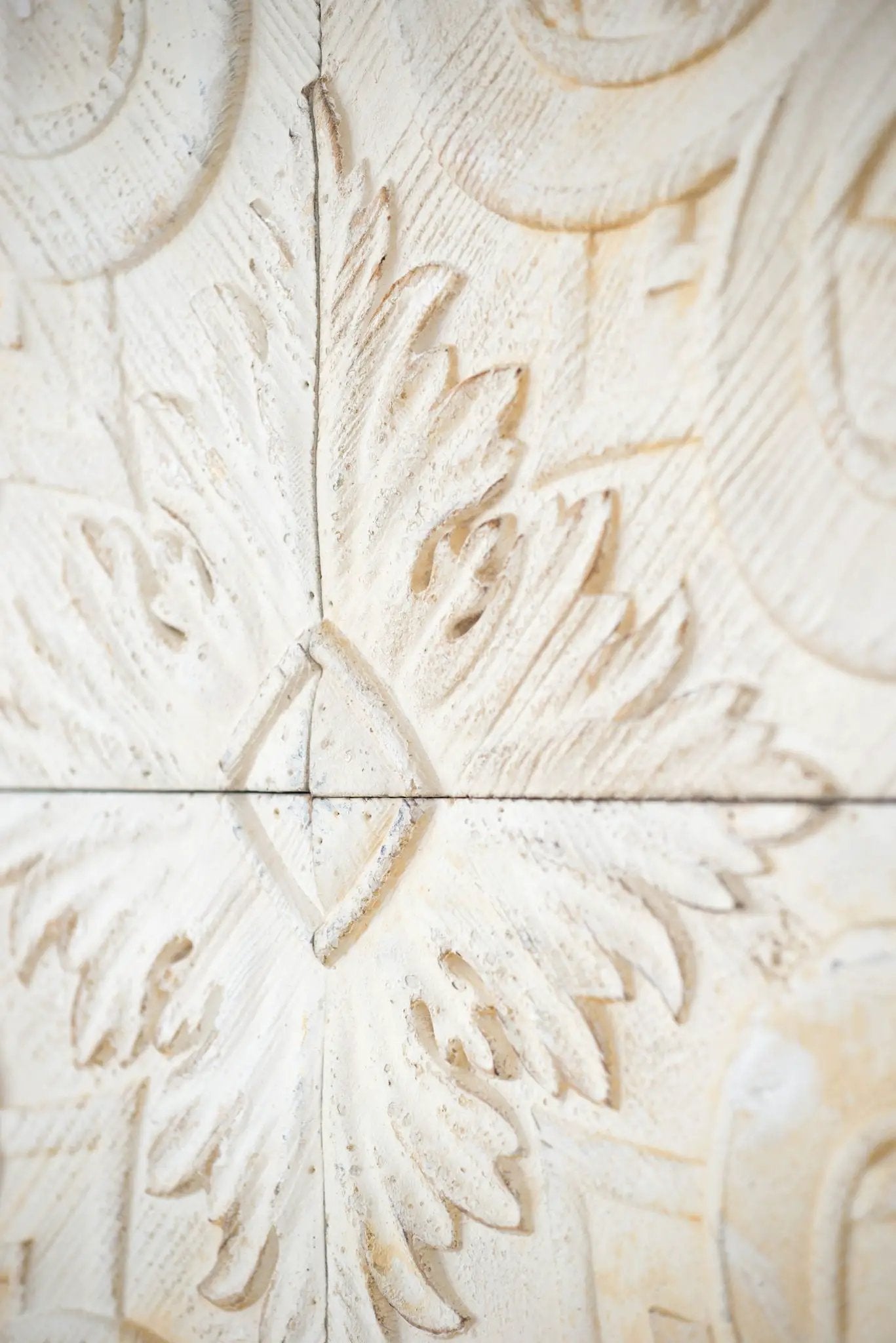 Distressed Wooden Square Wall Panels (Set of 4) - White by HouseOfZazla