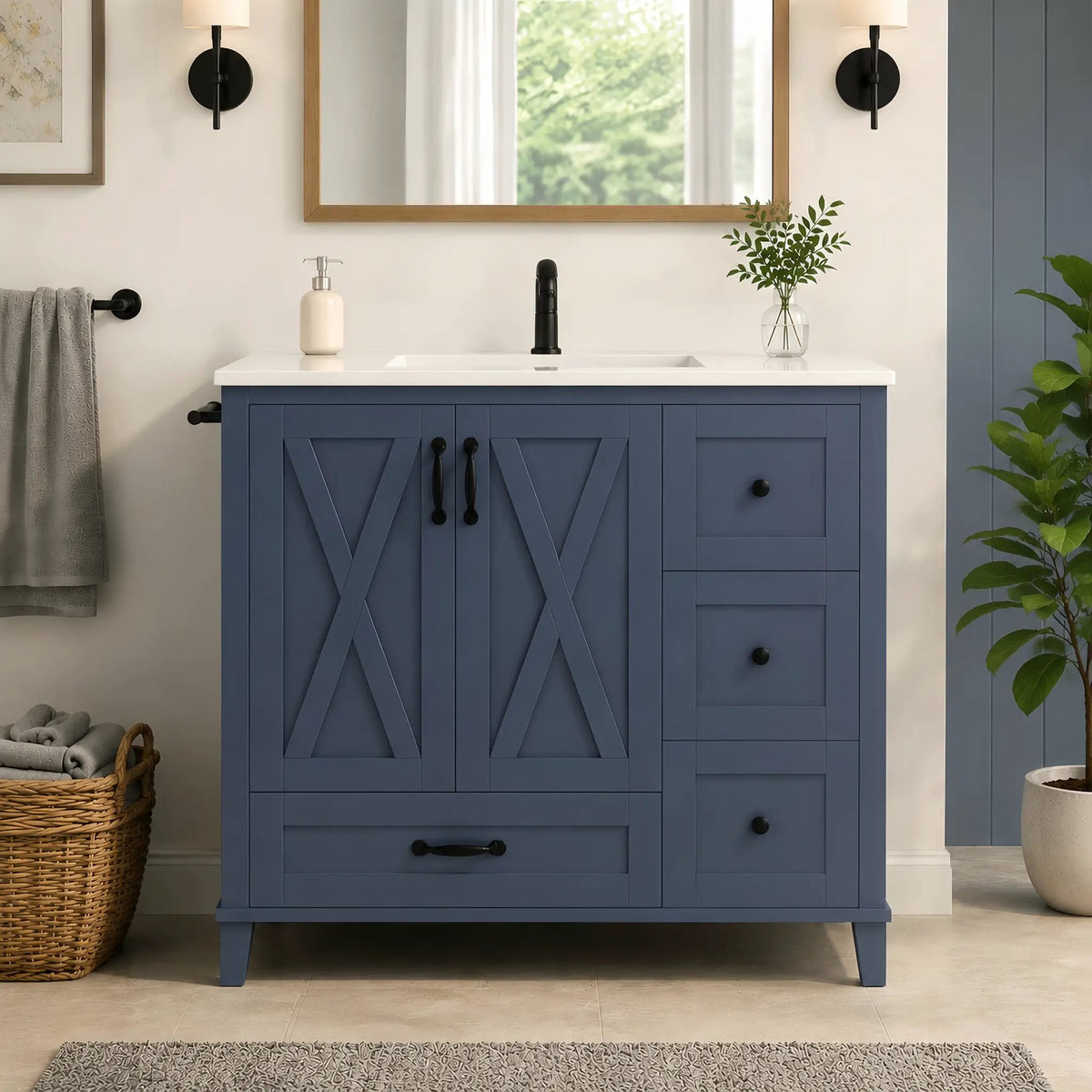 36 Inch Bathroom Vanity by HouseOfZazla