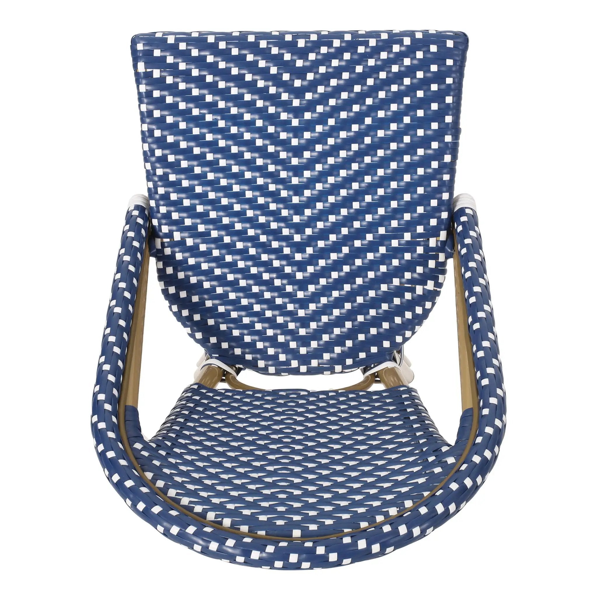 Outdoor PE Rattan French Barstool Set by HouseOfZazla
