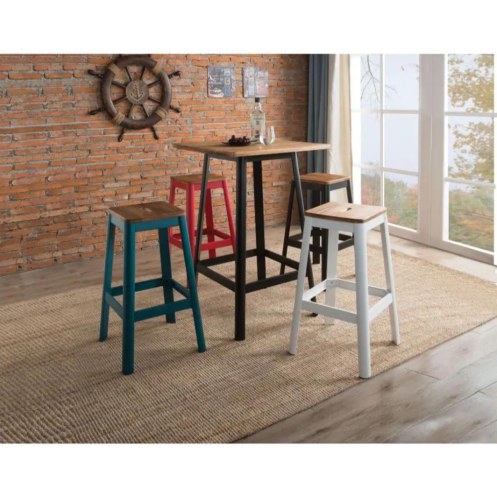 Jacotte - Bar Table - Natural & Black by Unique Piece Furniture