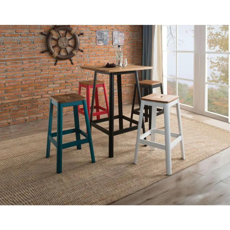 Jacotte - Bar Table - Natural & Black by Unique Piece Furniture