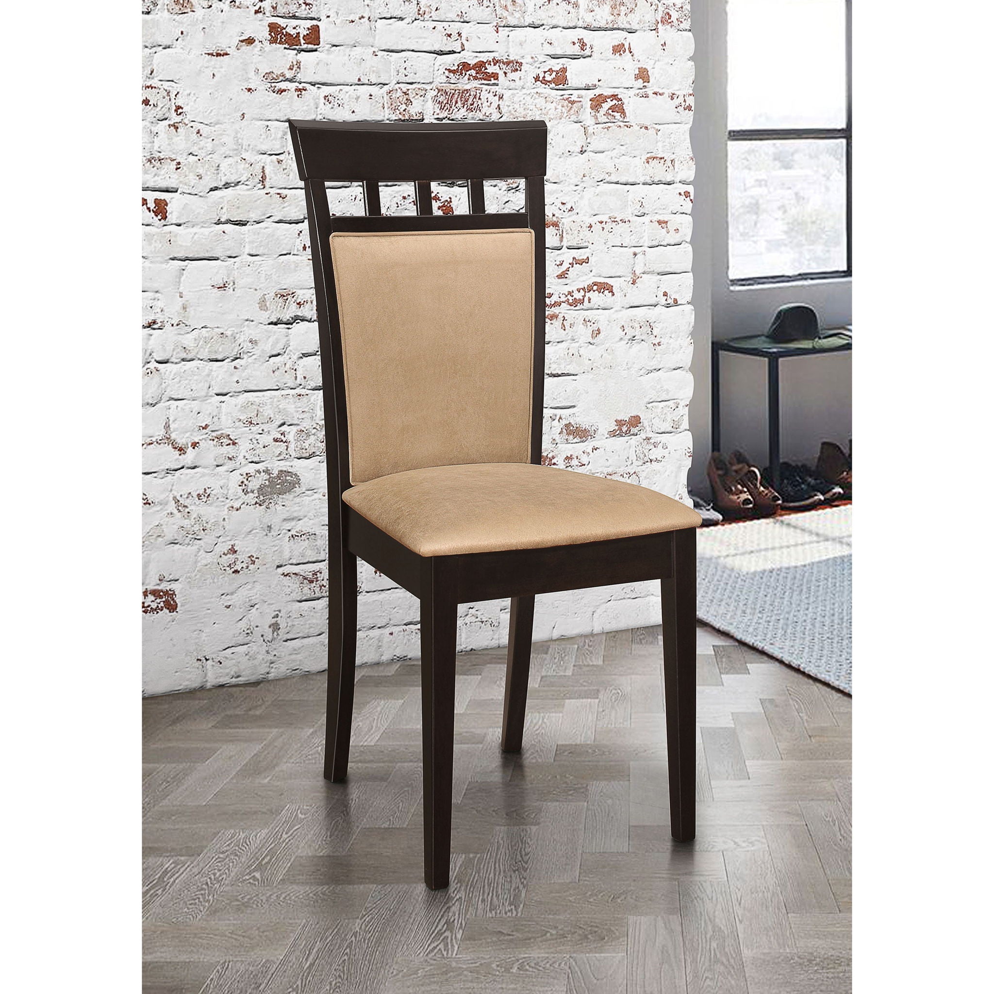 Upholstered Side Chairs (Set of 2) - Beige by HouseOfZazla