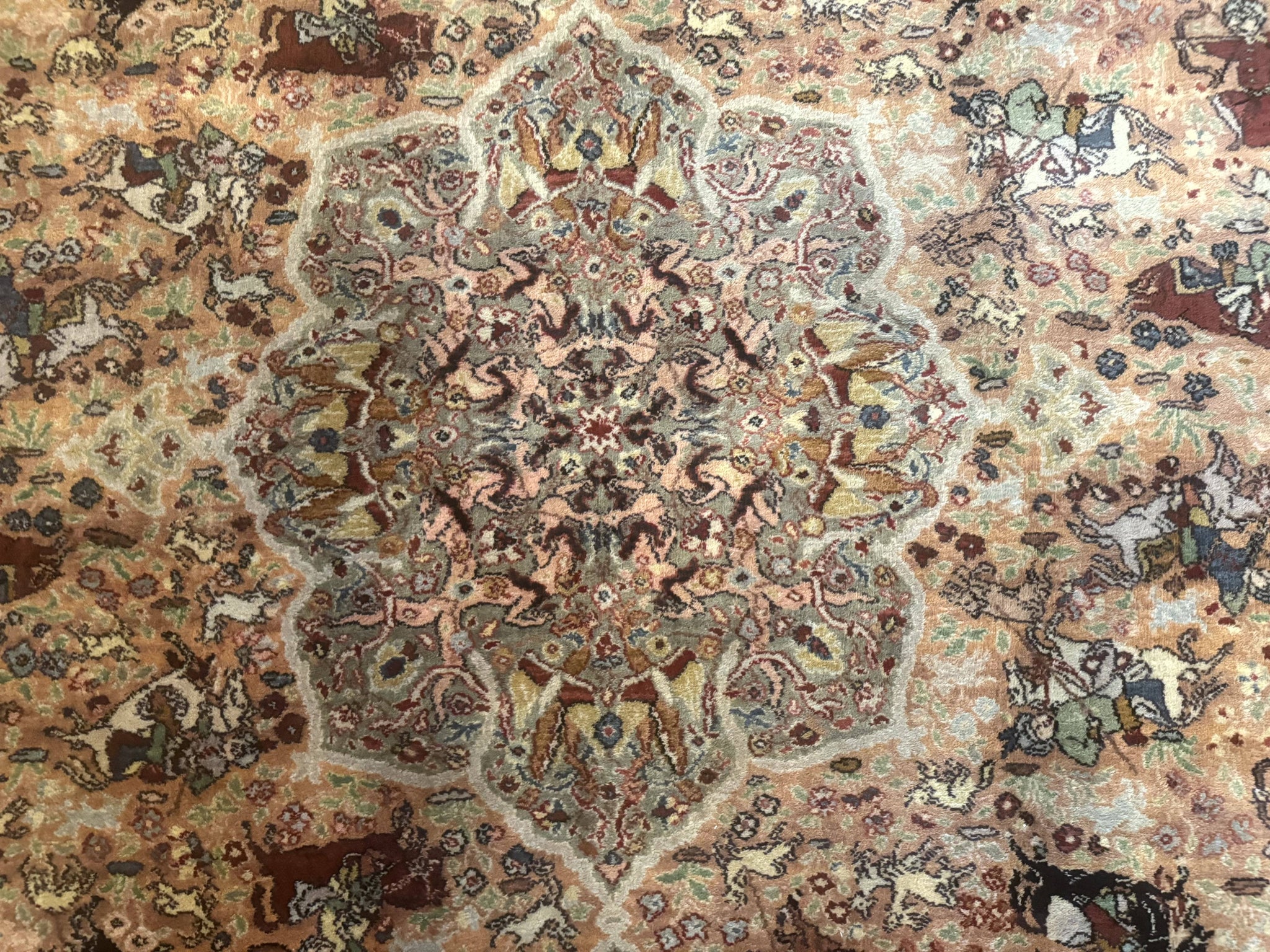 Karastan Rug 8.8 x 12 Persian Hunting Rug #723, Wool Area Rug by Jewel Rugs