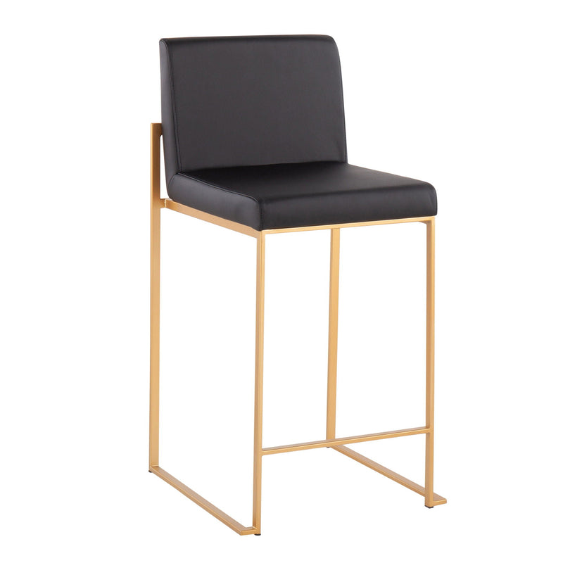 Fuji - Contemporary High Back Stylish Counter Stool by HouseOfZazla