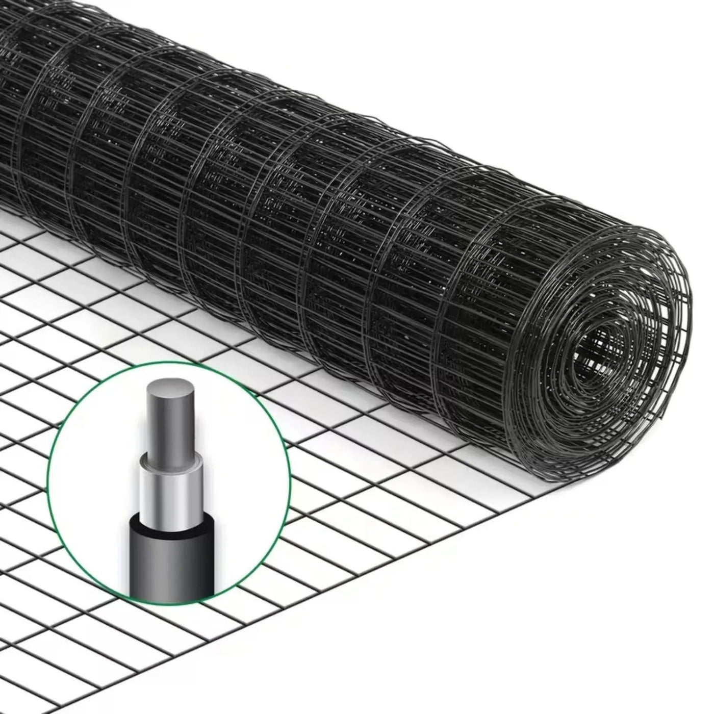 Vinyl-Coated Metal Welded Wire Fence for Poultry Cage Protection by HouseOfZazla