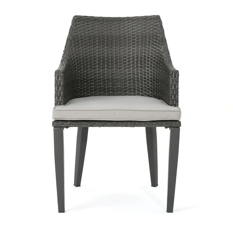 Hillhurst Outdoor Chair Set of 2 with Weather Resistant Cushions by HouseOfZazla