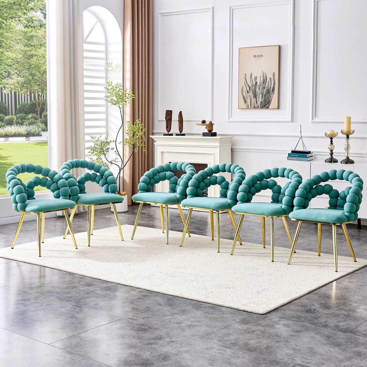 Puffy Bubble, Ball Chain Chairs For Dining Room by Unique Piece Furniture