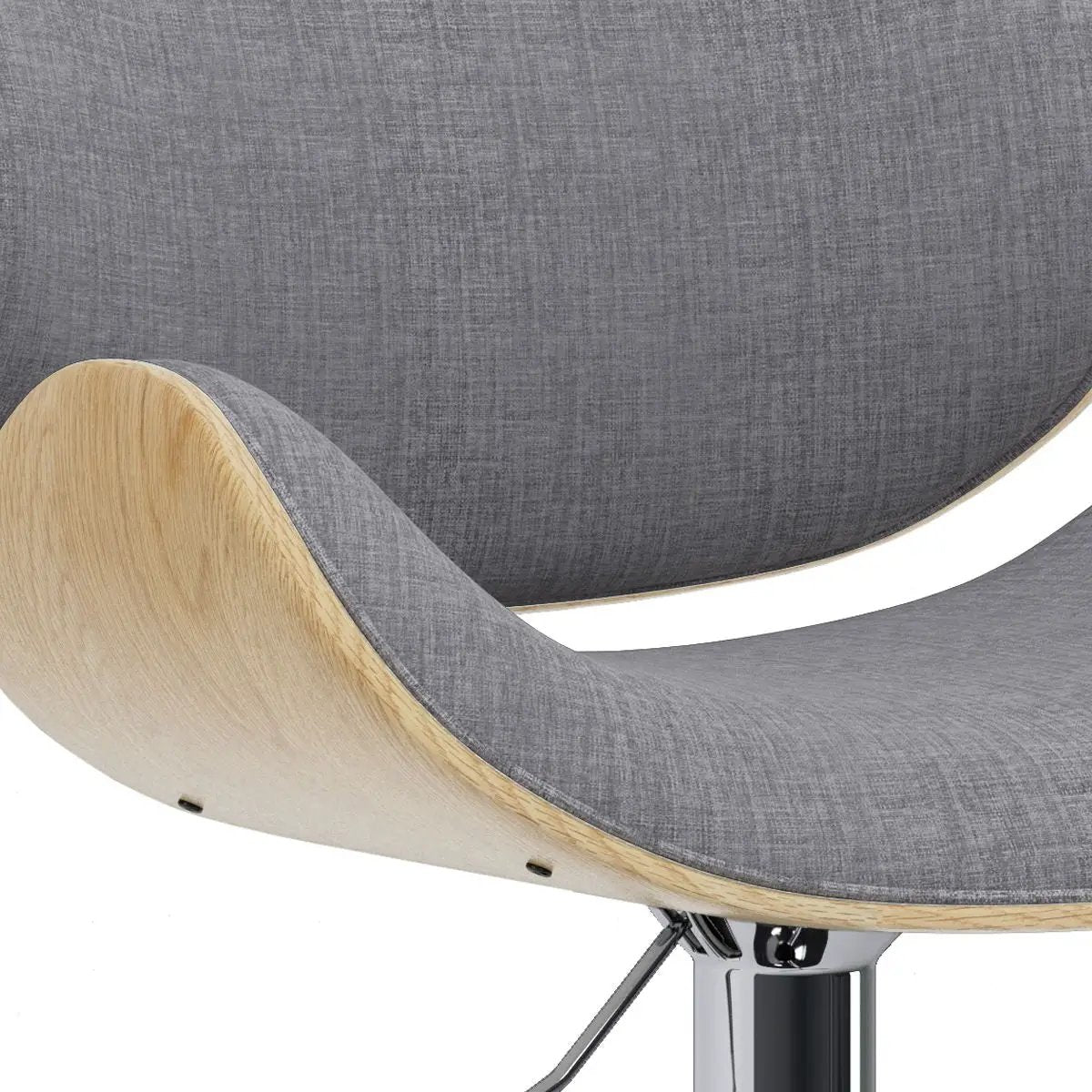 Marana - Handcrafted Bentwood Adjustable Swivel Bar Stool by HouseOfZazla