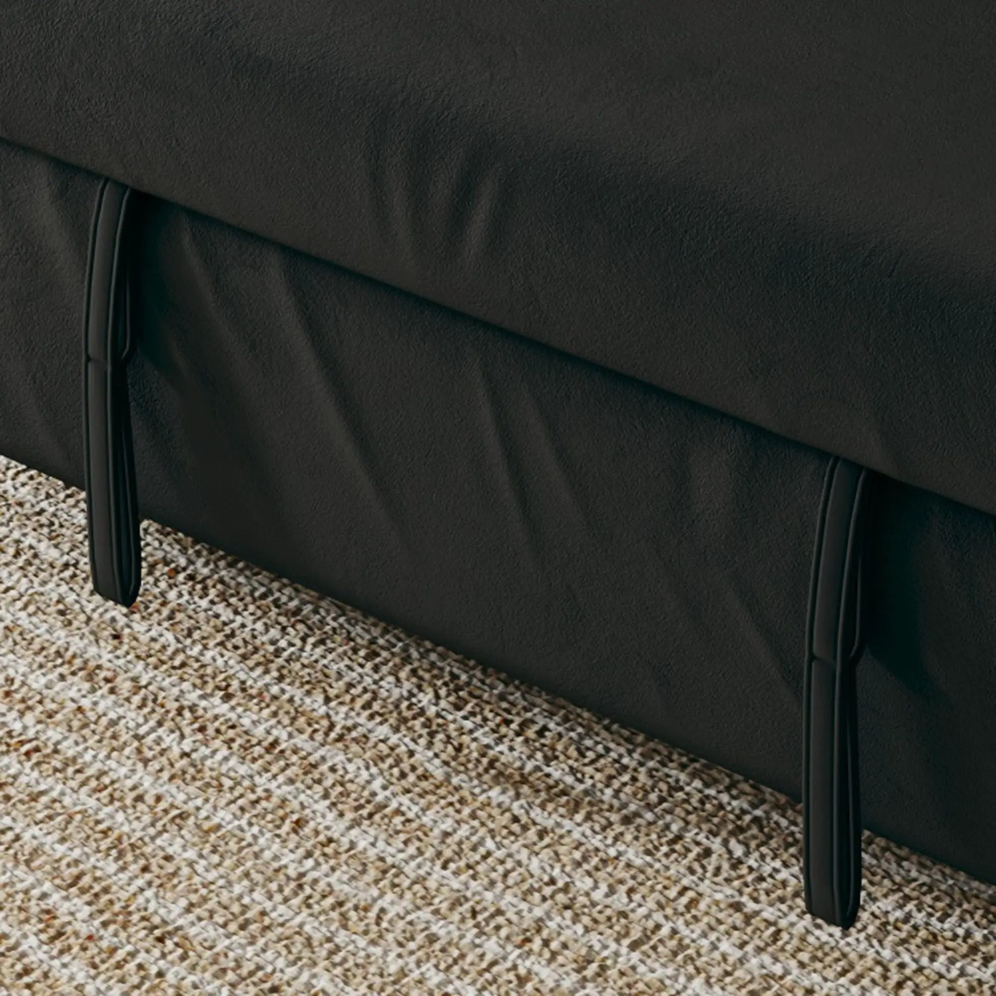 Sofa, Dual Purpose Lounge With Retractable Queen Size Bed by HouseOfZazla