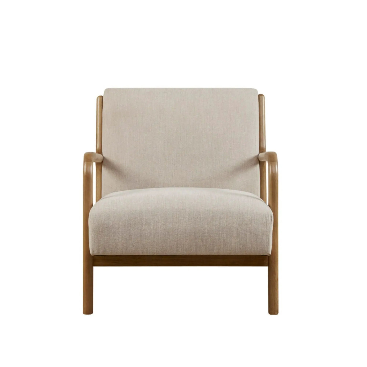 Mid-Century Style Lounge Chair With Upholstered Seat by Unique Piece Furniture