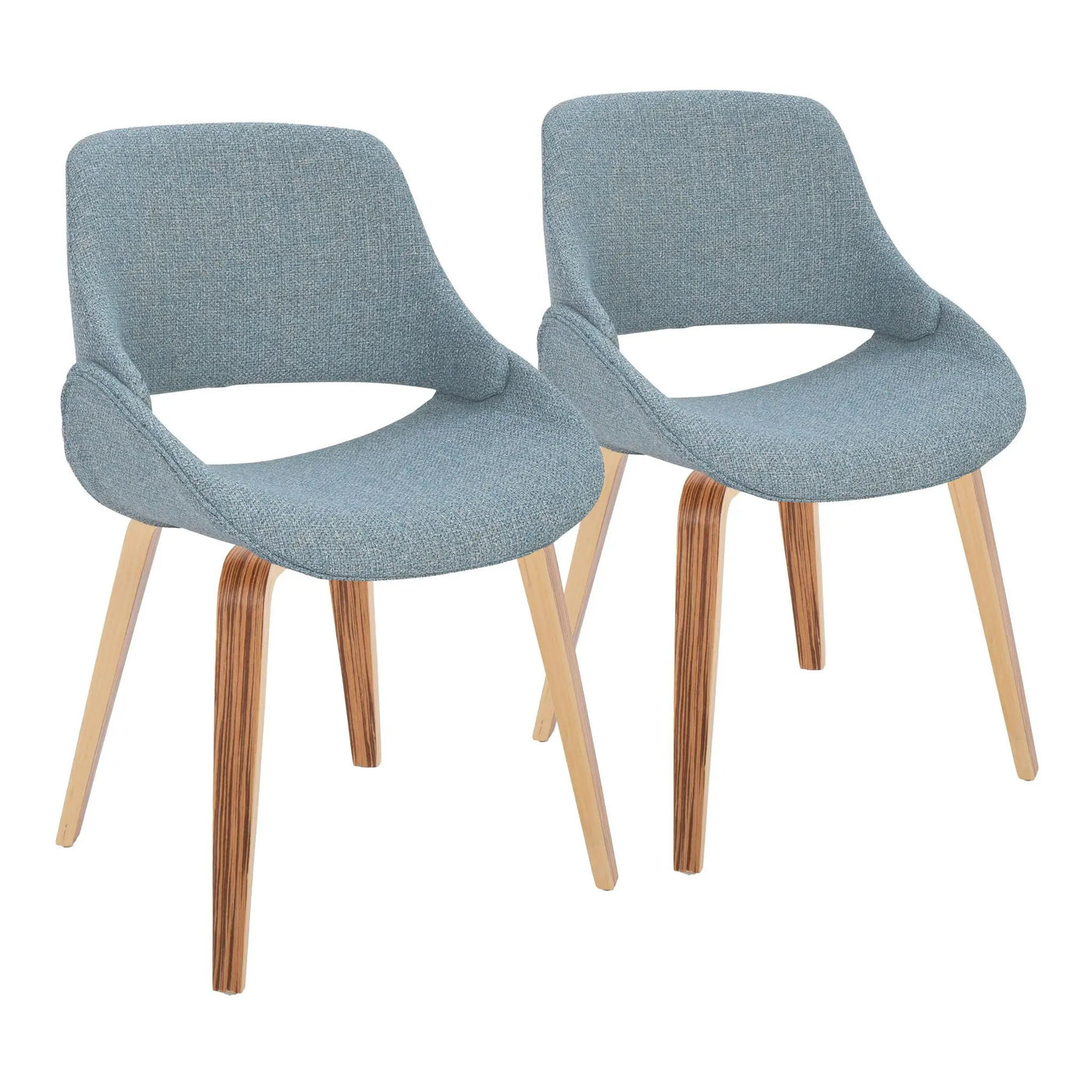 Fabrico - Mid Century, Modern Dining Chair (Set of 2) by HouseOfZazla