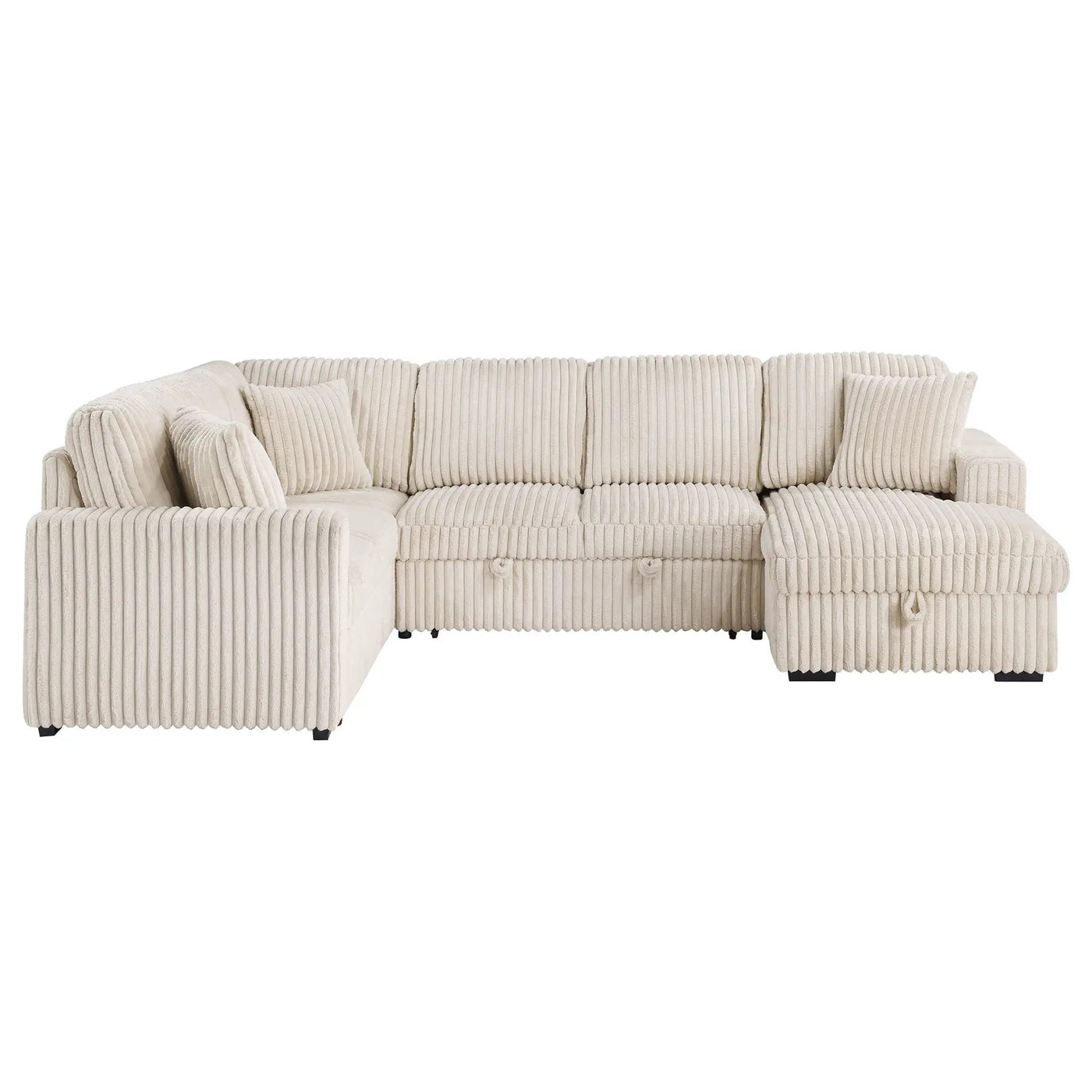 Thurston - Storage Sectional Sofa With Pop Up Bed by HouseOfZazla