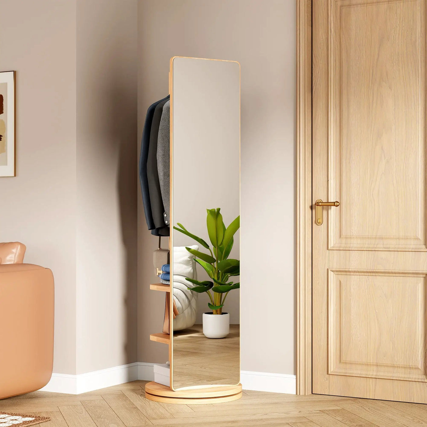 3 In 1 Multifunctional Full Length Clothing Mirror by Unique Piece Furniture