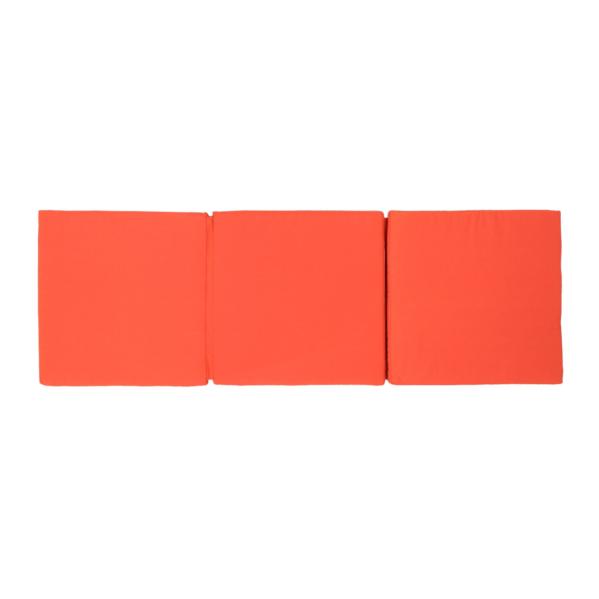 Waterproof Fabric Lounge Cushion With Rectangular Shape - Orange by HouseOfZazla
