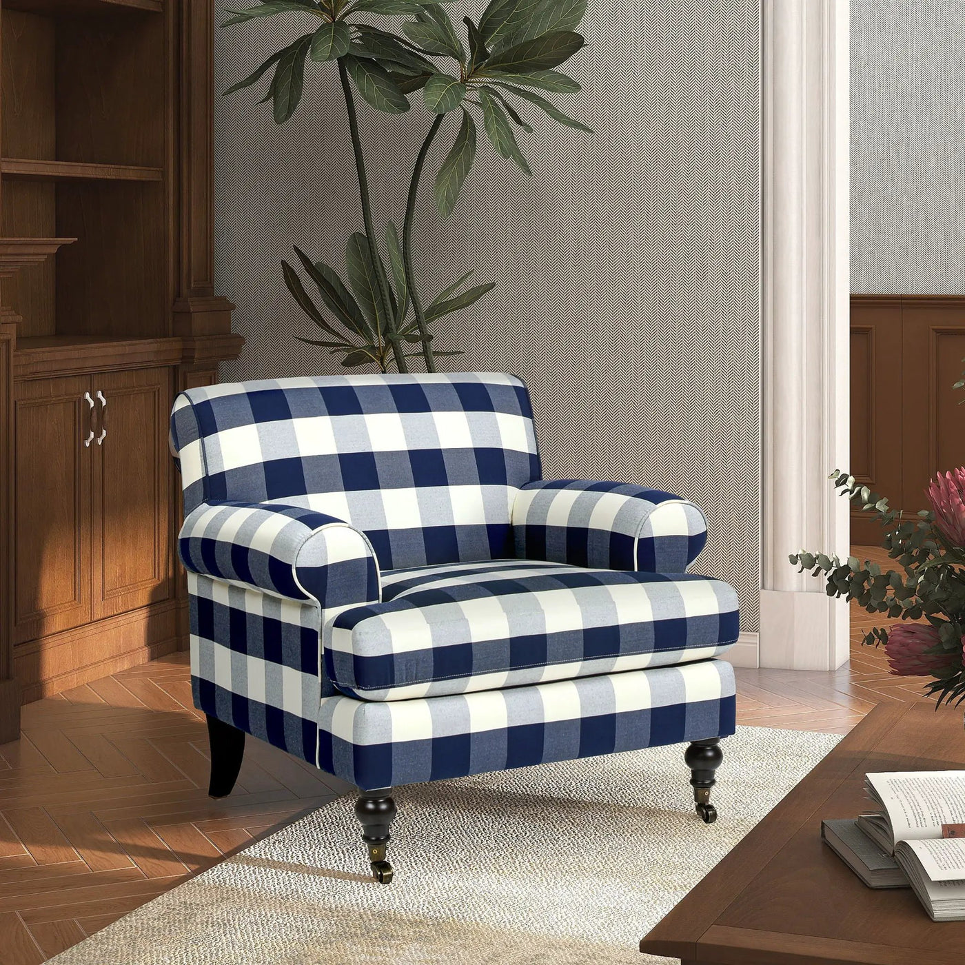 Alana Lawson - Accent Arm Chair Casters by Unique Piece Furniture