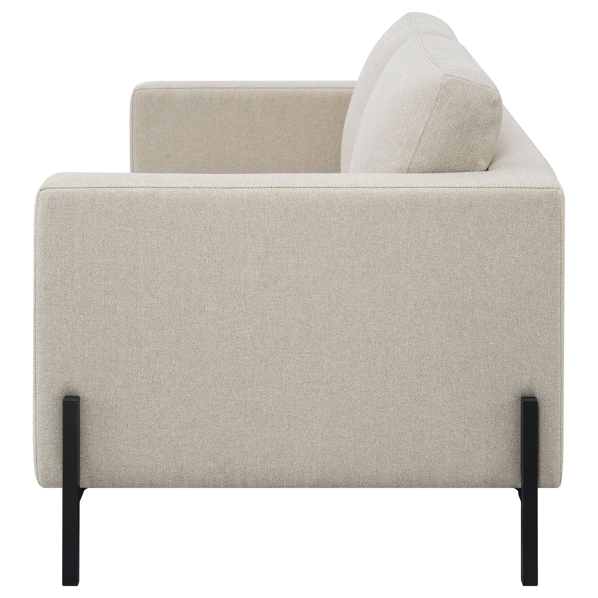 Dulcie - Loose Back Loveseat - Oatmeal by HouseOfZazla