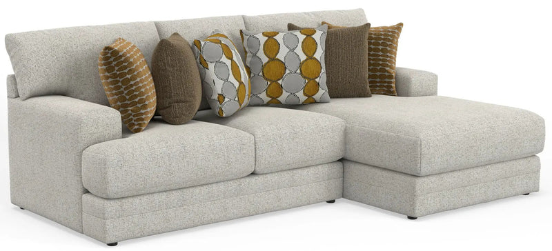 Tori - Sectional With Comfort Coil Seating And Accent Pillows Included by Unique Piece Furniture
