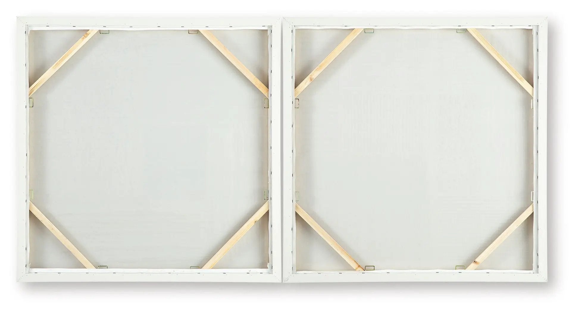 Andorfield - Wall Art Set (Set of 2) - Beige / Black / White by Unique Piece Furniture