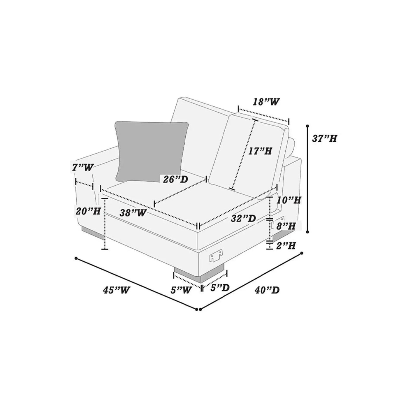 Modular Seating With Pillows by HouseOfZazla