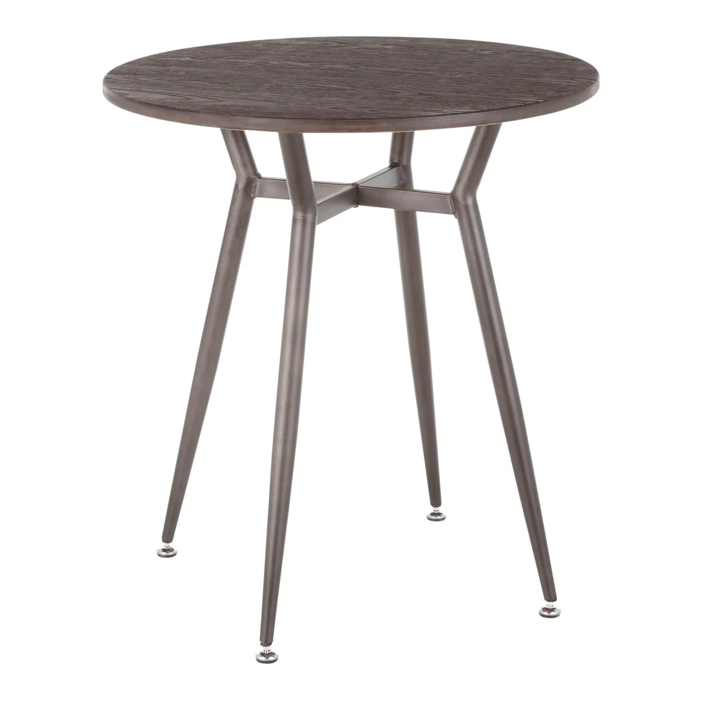 Clara - Industrial Round Dinette Table by HouseOfZazla