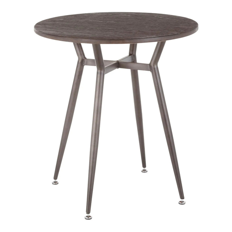 Clara - Industrial Round Dinette Table by HouseOfZazla