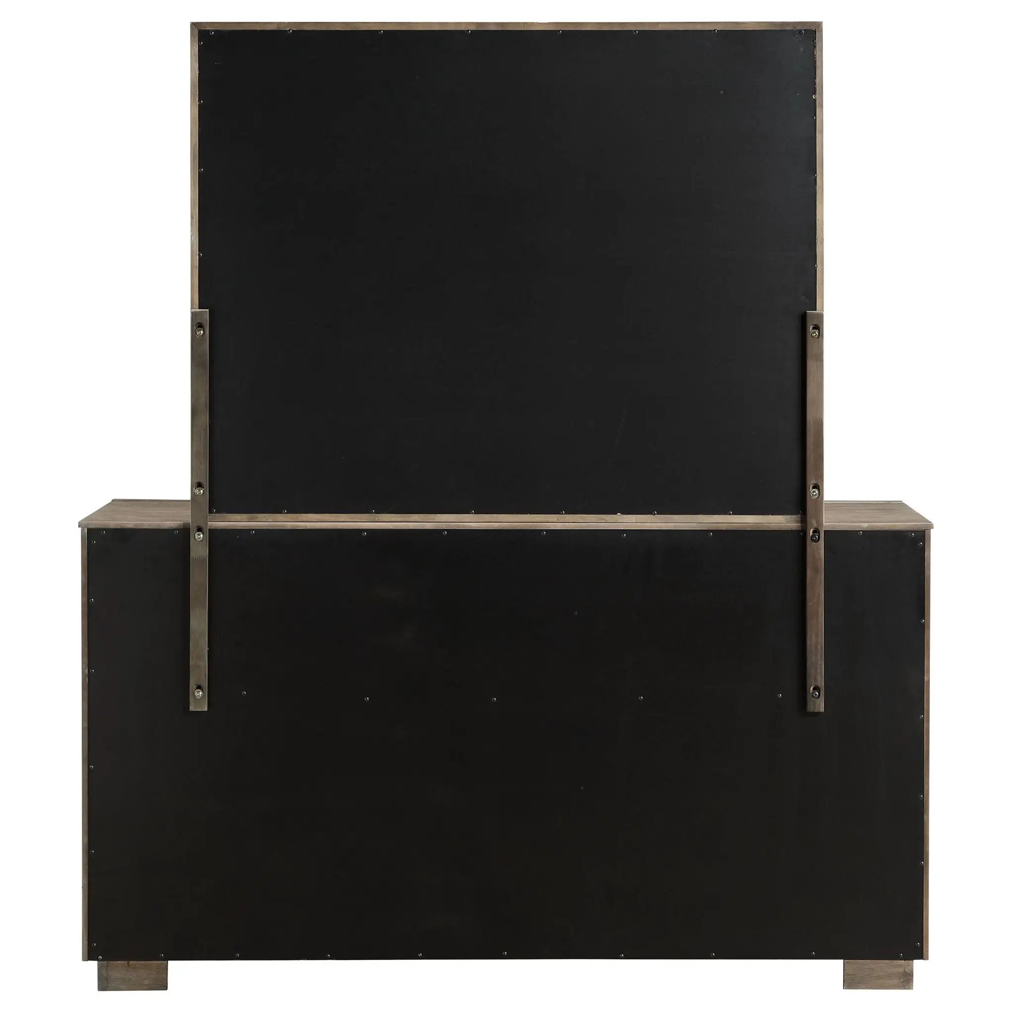 Durango 8-drawer Dresser and Mirror Taupe Oak by Unique Piece Furniture