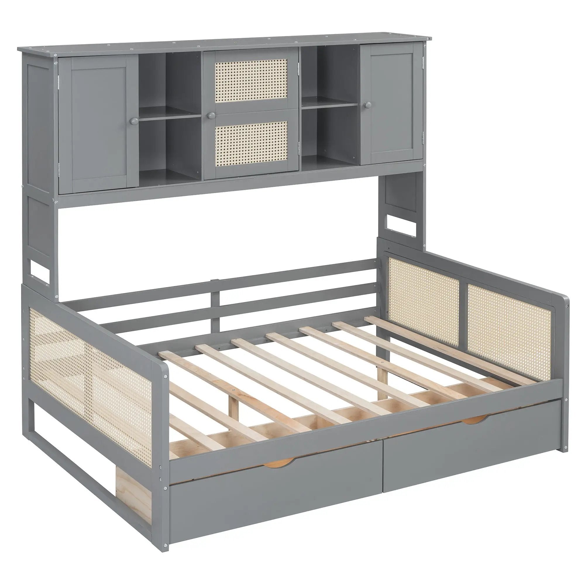 Daybed And All In One Cabinet And Shelf by Unique Piece Furniture