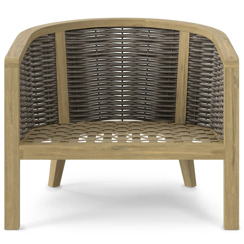 Parkside - Outdoor Conversation Chair (Set of 2) - Natural by HouseOfZazla