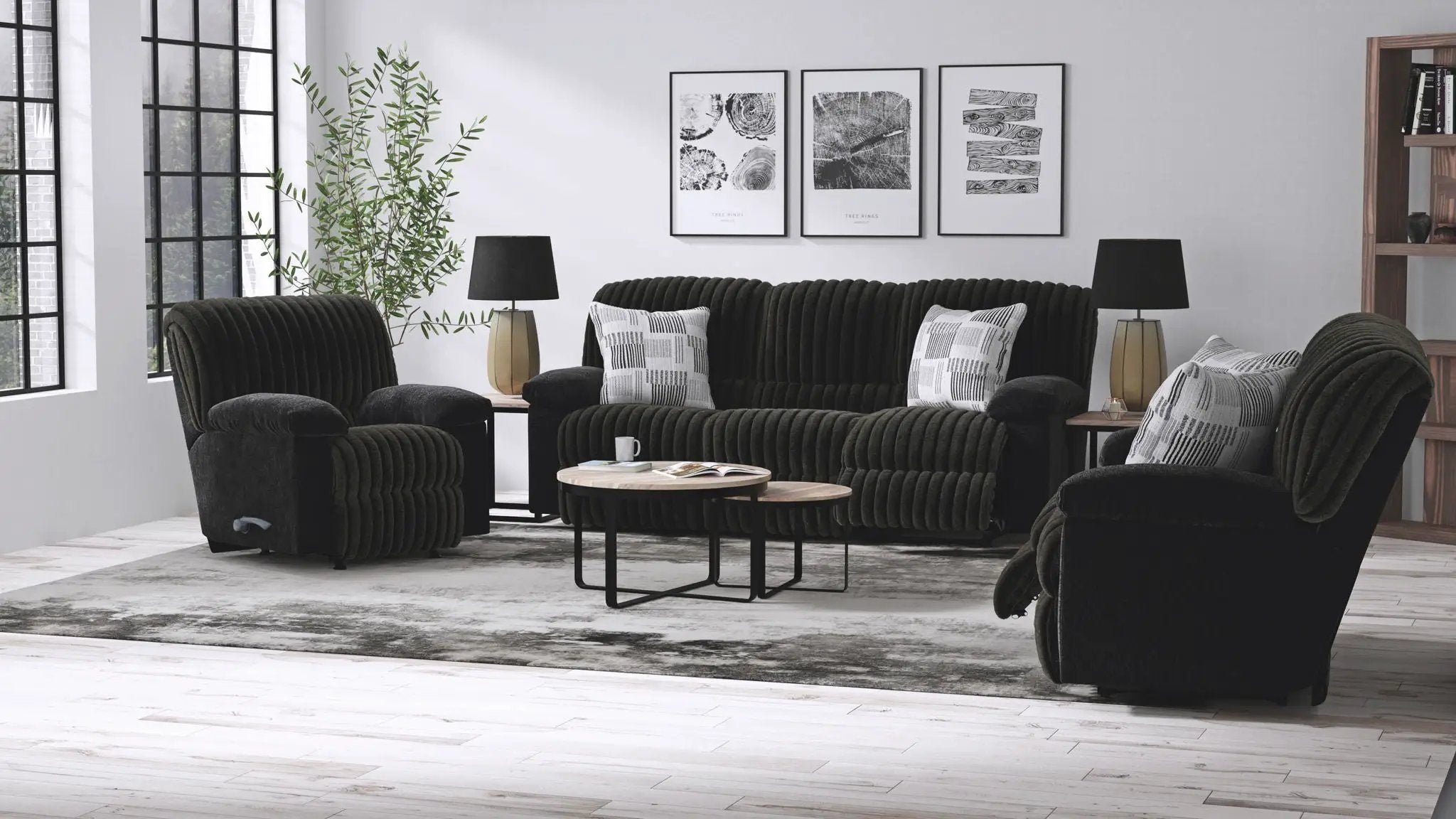 Comet - Rocker Recliner - Black by Unique Piece Furniture