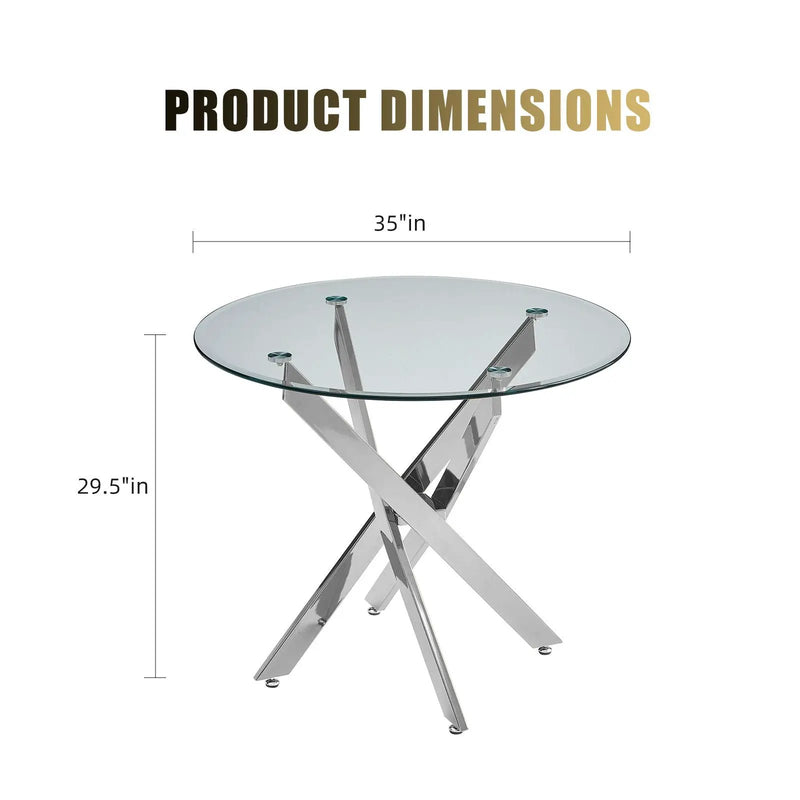Modern Round Table For Dining Room by HouseOfZazla
