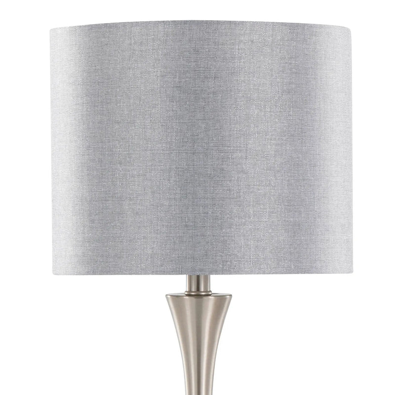 Lenuxe - Contemporary Table Lamp Built In USB Port (Set of 2) by HouseOfZazla