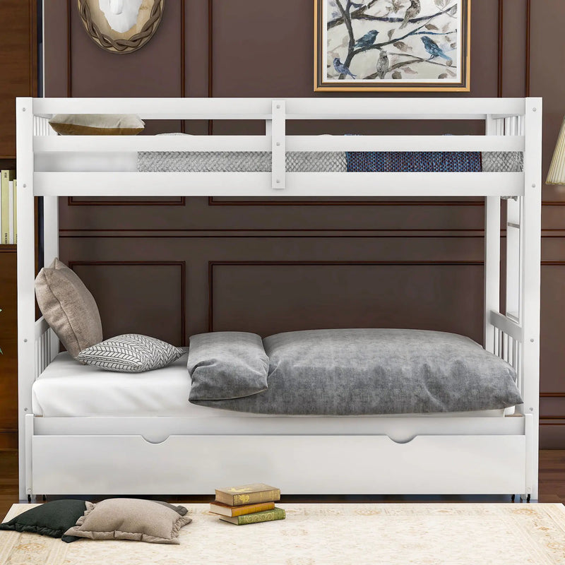 Smooth Mobility Bunk Bed With Trundle by Unique Piece Furniture
