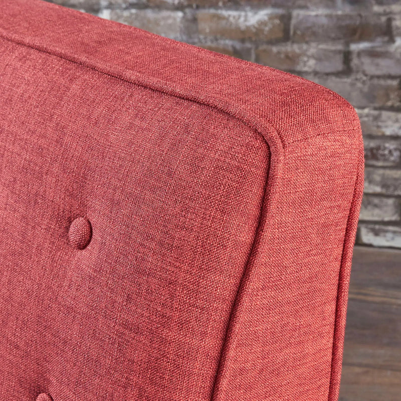 Mid-Century Modern Recliner With Button Tufted Waffle Stitch by Unique Piece Furniture